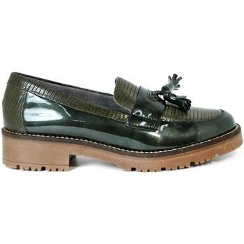 Chaussures Pitillos MOCASIN BORLAS DE CHAROL 5377 VERDE-KAKI