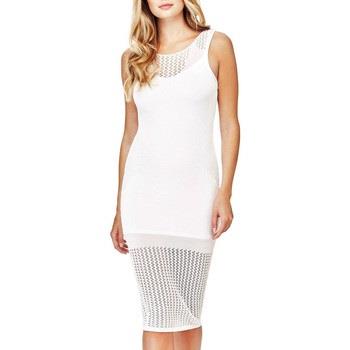 Robe Guess Robe Longue Alida BLanc