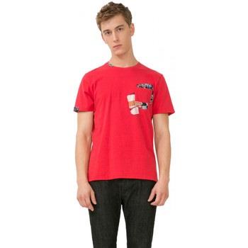 Polo Desigual Tee-Shirt Delfines Rouge 72T14H7 (sp)