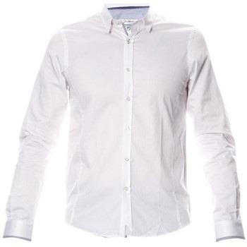 Chemise Joe Retro CHEMISE HOMME Manches Longues SELYA Blanc