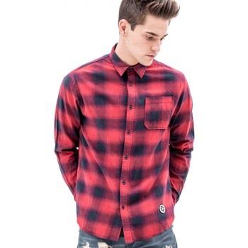 Chemise Le Temps des Cerises Chemise homme Le Temps des Cerise Navy/Re...