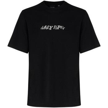 T-shirt Daily Paper T-Shit Unified Type en coton noir