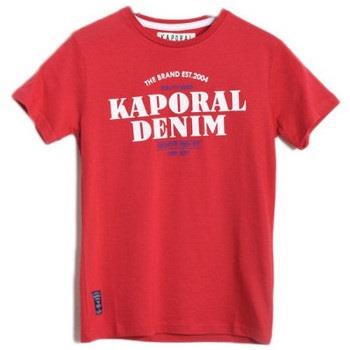 Debardeur enfant Kaporal T-Shirt Garçon CYRIL Rouge