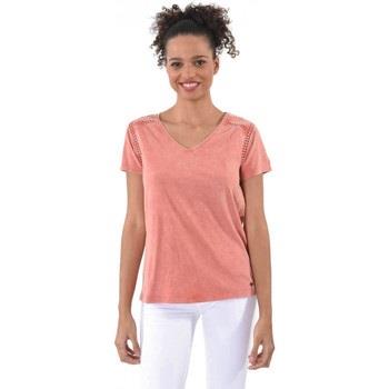 Polo Kaporal Tee-Shirt Femme Malt Rose