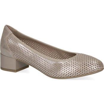 Ballerines Caprice taupe metallic elegant closed formal