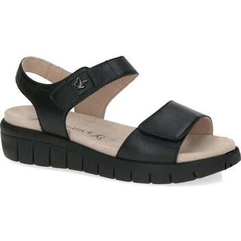 Sandales Caprice black blk sole casual open sandals