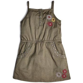 Robe enfant Guess Robe fille broderies florales K92K25 Kaki