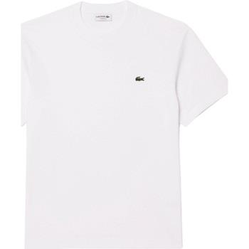 T-shirt Lacoste T shirt homme Ref 62387 001 Blanc