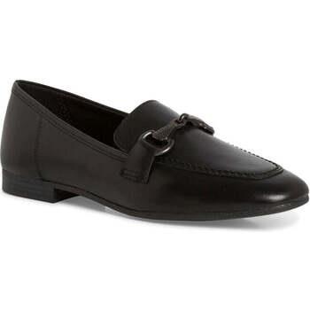 Mocassins Tamaris black leather casual closed loafers