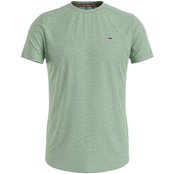 T-shirt Tommy Jeans T shirt Slim Ref 63017 LXY Vert