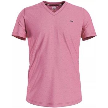 T-shirt Tommy Jeans T Shirt Ref 62439 TIC Rose