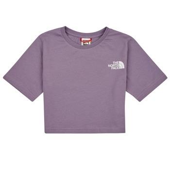 T-shirt enfant The North Face GIRLS S/S CROP SIMPLE DOME TEE