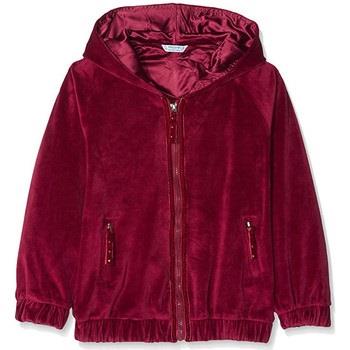 Veste enfant Mayoral fille blouson velours framboise