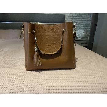 Sac Bandouliere Sans marque Sac camel cuir