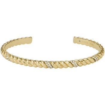 Bracelets Fossil Bracelet jonc Vintage Twists acier doré