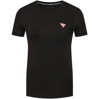 T-shirt Guess - T-shirt col rond - noir