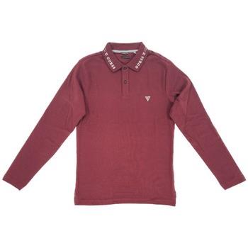 Polo Guess - Polo manches longues - bordeaux