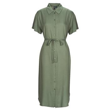 Robe Vero Moda VMBUMPY SS CALF SHIRT DRESS NOOS