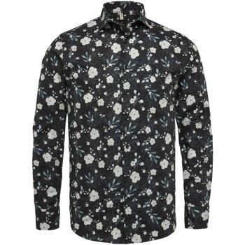 Chemise Vanguard Chemise Fleurs Noir