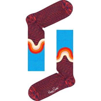 Socquettes Happy socks Chaussettes Wave Bleu
