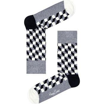 Socquettes Happy socks Chaussettes Blocs Noir