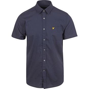 Chemise Lyle And Scott Chemise Short Sleeve Poplin Marine