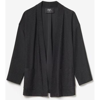Veste Le Temps des Cerises Veste kimono sobrado noir brillant