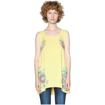 Polo Desigual T Shirt Andromeda Jaune Creme