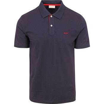 T-shirt Gant Contrast Piqué Polo Marine