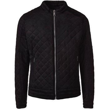 Blouson Guess Blouson Homme Effet Matelassé Noir