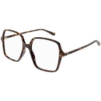 Lunettes de soleil Gucci GG1003O Cadres Optiques, Havana/Transparent, ...