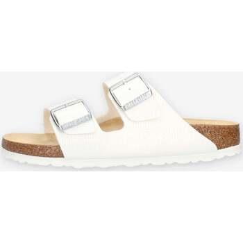 Sandales Birkenstock 1026500-SHINY-LIZARD-WHITE