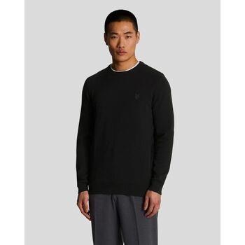 Pull Lyle &amp; Scott KN821TON CREW NECK-Z865 JET BLACK