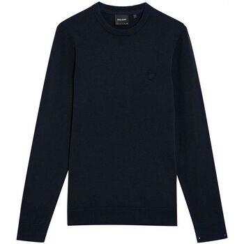 Pull Lyle &amp; Scott KN821TON CREW NECK-Z271 DARK NAVY