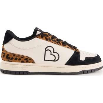 Baskets Bons baisers de Paname Baskets En Cuir Serena Leopard