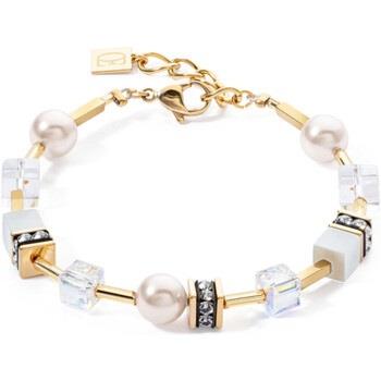 Bracelets Coeur De Lion Bracelet Geocube Iconic Pearl Mix doré et blan...