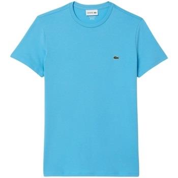 T-shirt Lacoste T shirt col rond Ref 52097 IY3 Bleu celeste