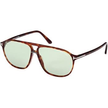 Lunettes de soleil Tom Ford FT1026 BRUCE Lunettes de soleil, Havane / ...