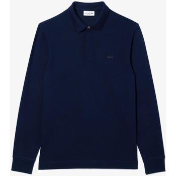 T-shirt Lacoste Polo Paris manches longues marine