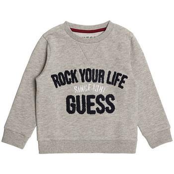 Sweat-shirt Guess Sweat garçon Gris