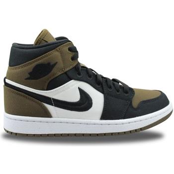 Baskets Nike Wmns Air Jordan 1 Mid Se Olive Dv0427-301