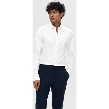 Chemise Selected 16058640 NEW MARK-BRIGHT WHITE