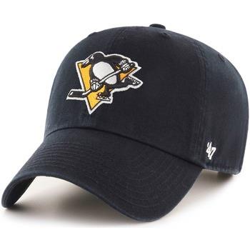 Casquette '47 Brand NHL CAP PITTSBURGH PENGUINS CLEAN UP BLACK