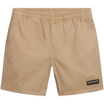 Short Napapijri N-boyd beige cornstalk