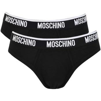 Slips Moschino Logo bi-pack élastique