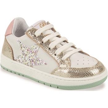 Baskets basses enfant GBB Hermine Blanc-Vert