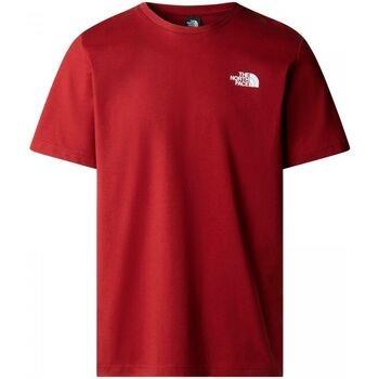 T-shirt The North Face NF0A87NP M SS BOX NSE TEE-POJ IRON RED