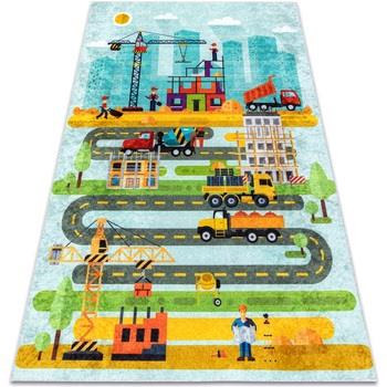 Tapis Rugsx Tapis lavable JUNIOR 52105.801 Chantier de constru 140x190...