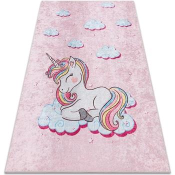 Tapis Rugsx Tapis lavable JUNIOR 51855.804 Licorne, nuages pou 160x220...