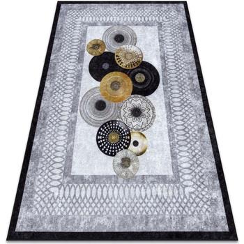 Tapis Rugsx Tapis lavable MIRO 51130.807 Cercles, cadre antidà80x150 c...